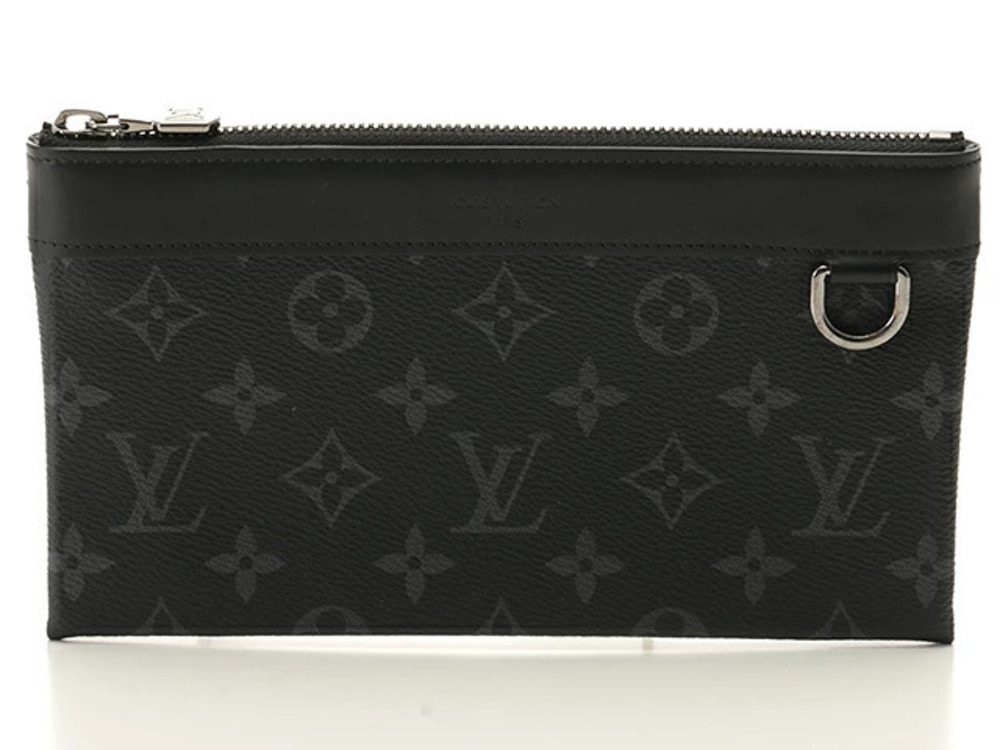 LOUIS VUITTON Pochette Discovery Monogram Eclipse Black Clutch Bag